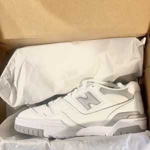 New Balance 550 White Grey Sneakers - Women's US Size 8 (Sold out everywhere)